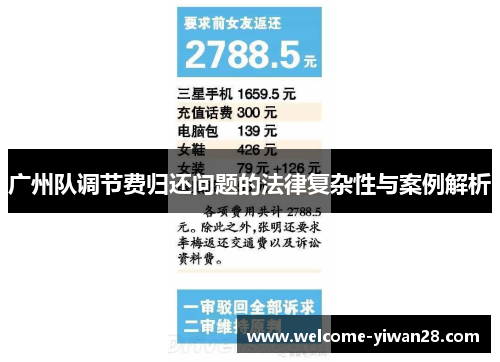 广州队调节费归还问题的法律复杂性与案例解析