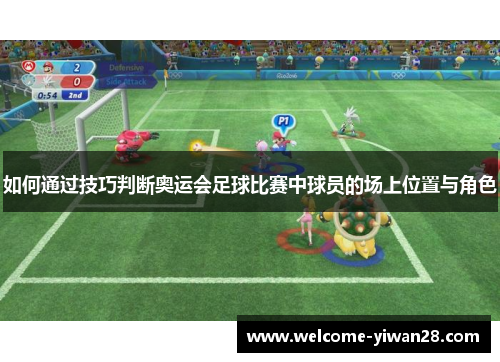 如何通过技巧判断奥运会足球比赛中球员的场上位置与角色